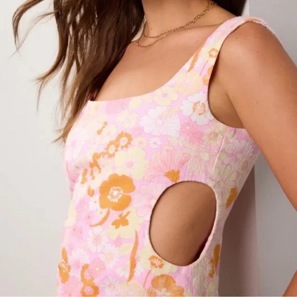 Maje Pink Flower Power Dress NWT - Picture 2 of 6